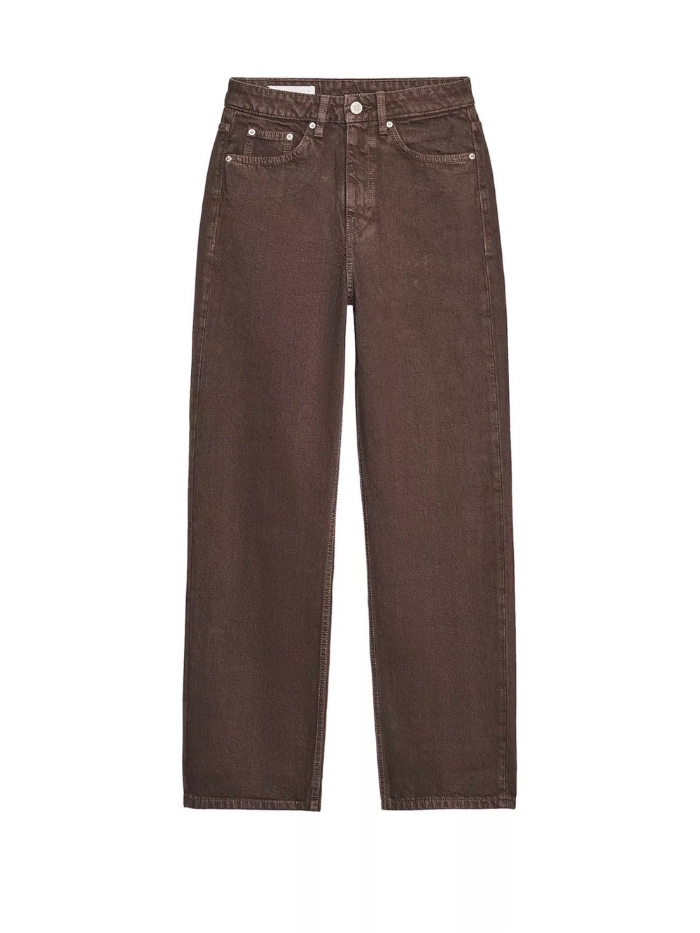 Zara Women’s Brown Denim High Rise Denim Pants